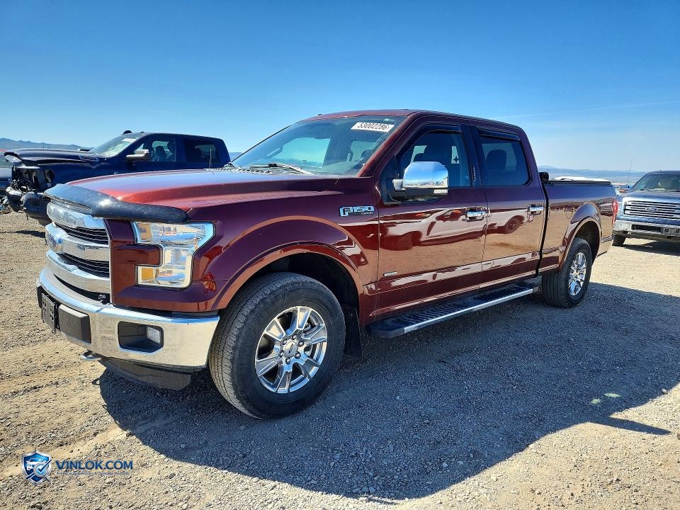 2016 FORD F150 SUPERCREW – Lot 53002286 auction photo