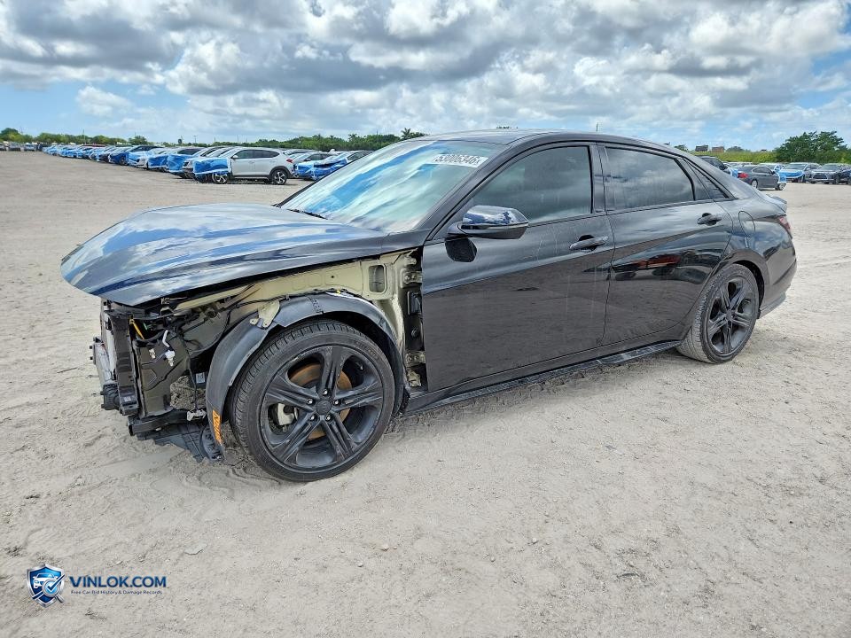 2025 HYUNDAI ELANTRA N LINE – Lot 53006346 auction photo