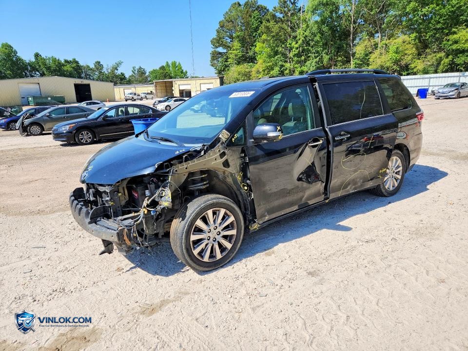 2015 TOYOTA SIENNA LIMITED PREMIUM 7-PASSENGER – Lot 53010806 auction photo