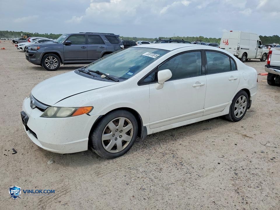 2008 HONDA CIVIC LX – Lot 53013616 auction photo
