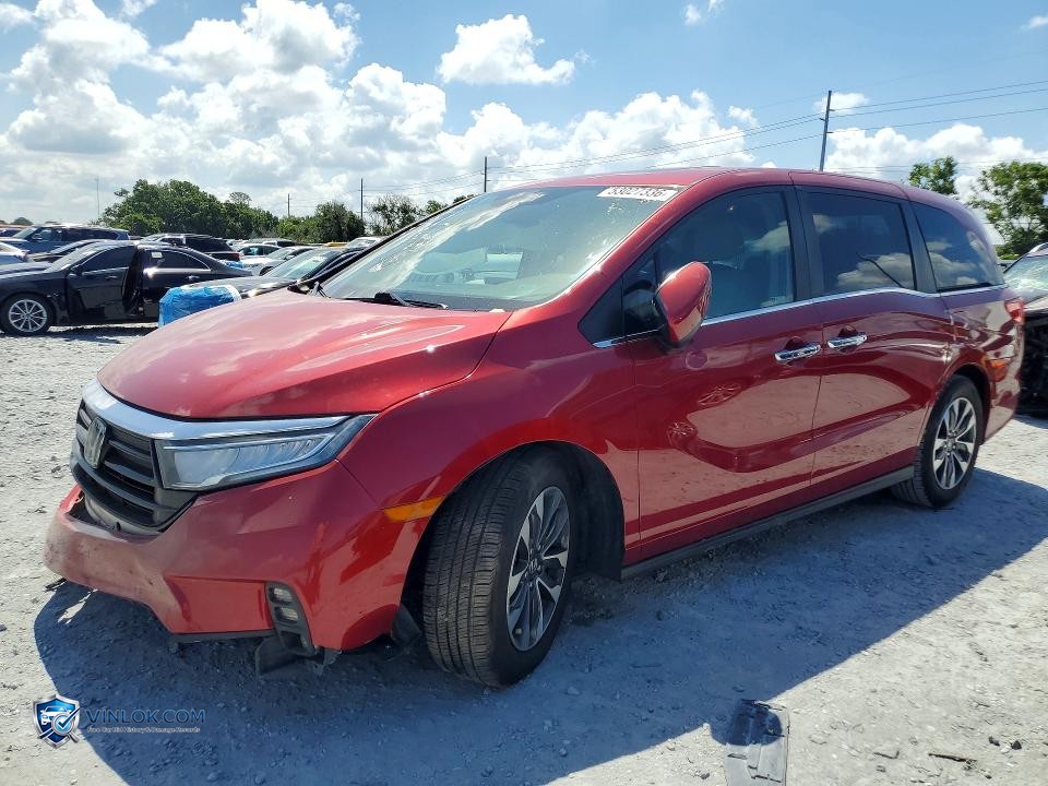 2022 HONDA ODYSSEY EXL – Lot 53027336 auction photo