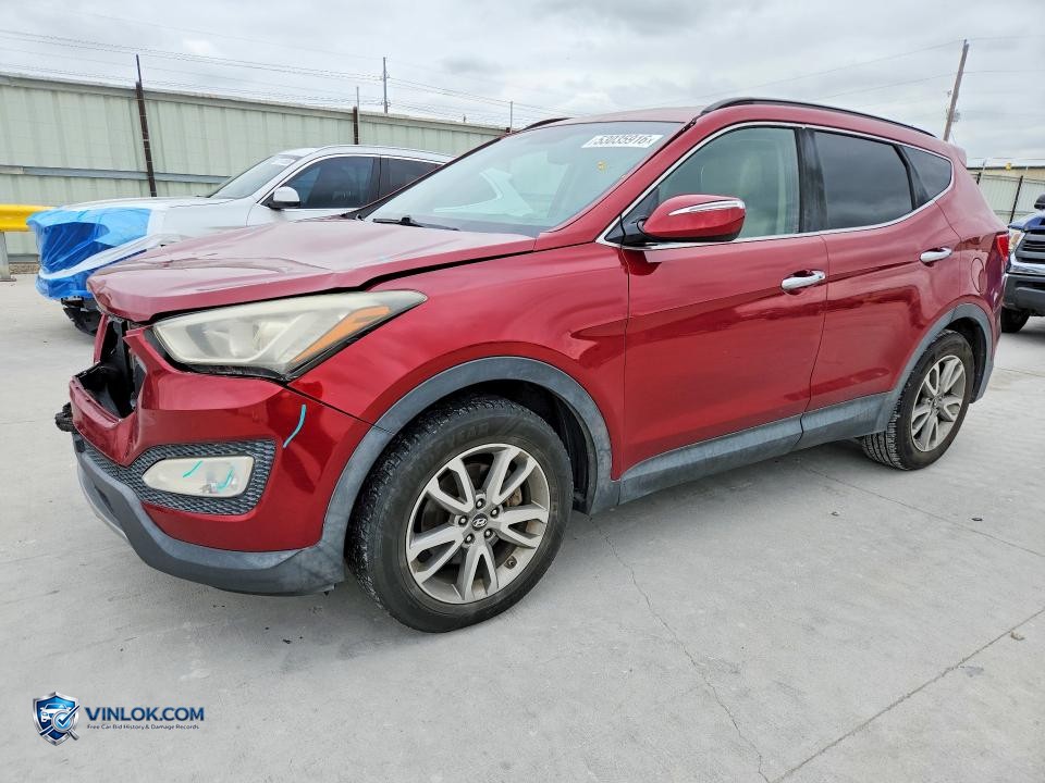 2014 HYUNDAI SANTA FE SPORT 2.0T – Lot 53035916 auction photo