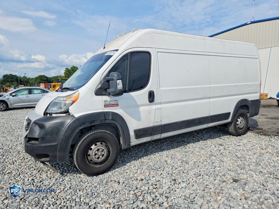 2019 RAM PROMASTER 2500 DELIVERY VAN – Lot 53036116 auction photo