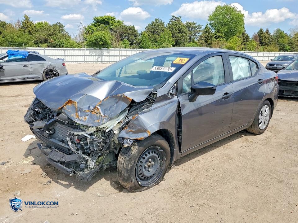 2024 NISSAN VERSA S – Lot 53036176 auction photo