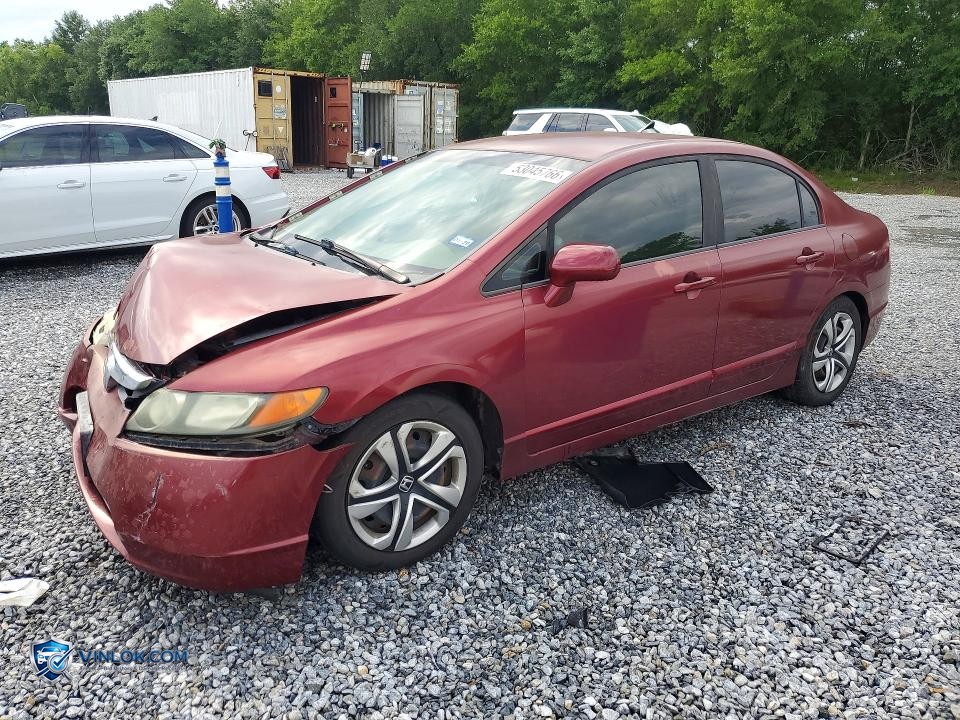 2008 HONDA CIVIC LX – Lot 53045766 auction photo