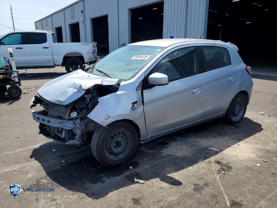 2022 MITSUBISHI MIRAGE ES – Lot 53049416 auction photo