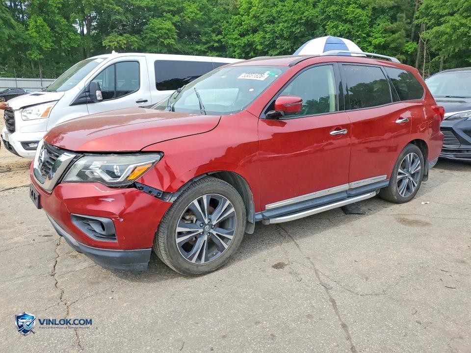 2018 NISSAN PATHFINDER PLATINUM – Lot 53051626 auction photo