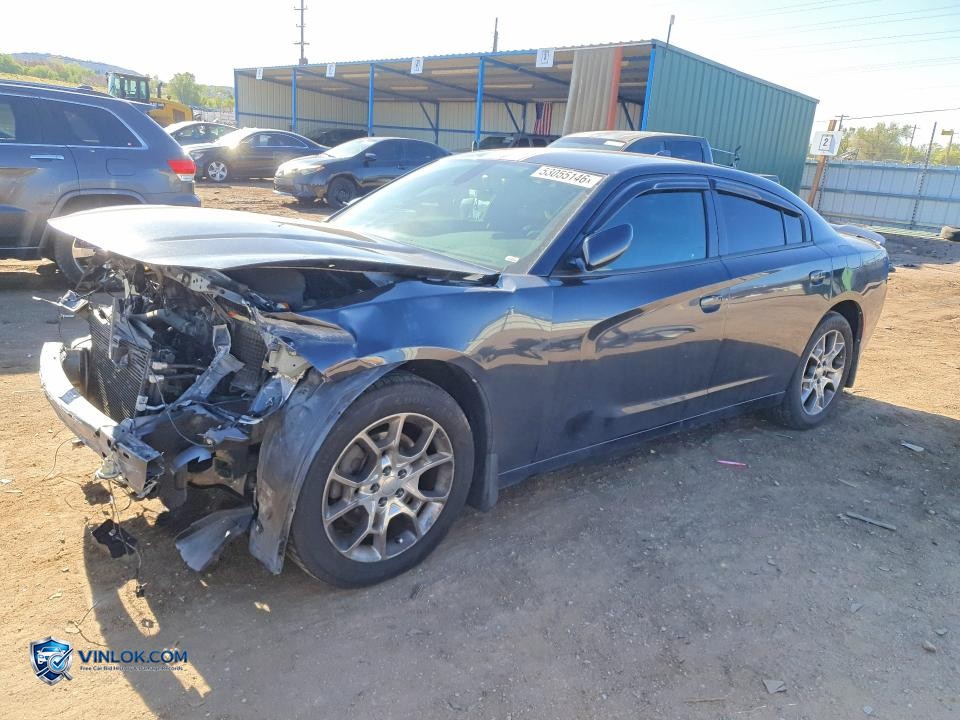 2017 DODGE CHARGER SXT – Lot 53055146 auction photo