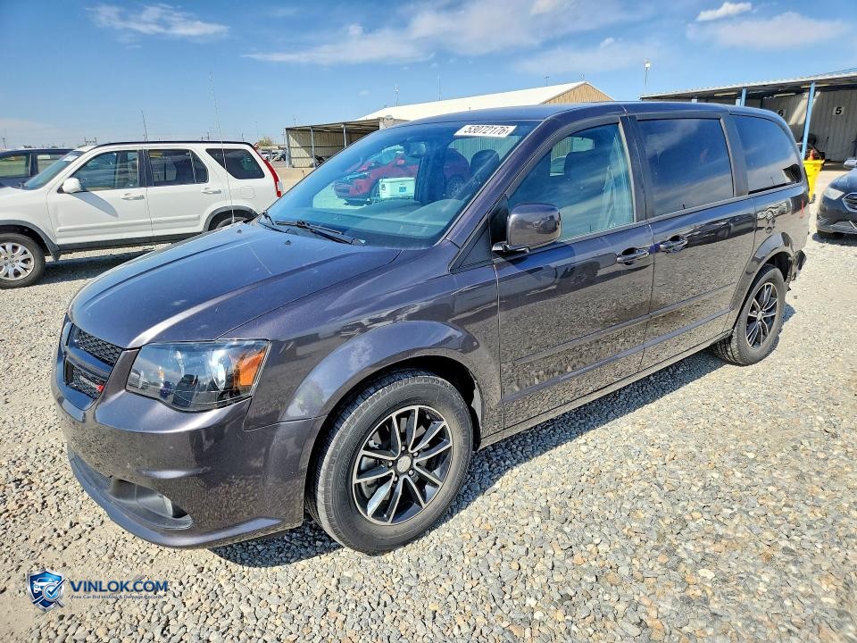 2017 DODGE GRAND CARAVAN SXT – Lot 53072176 auction photo