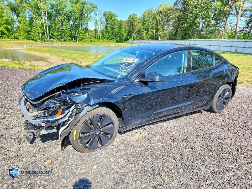 2024 TESLA MODEL 3 – Lot 53081176 auction photo