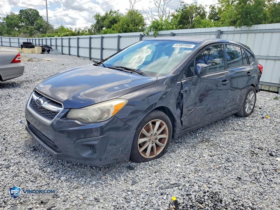 2012 SUBARU IMPREZA PREMIUM W/CO – Lot 53083986 auction photo