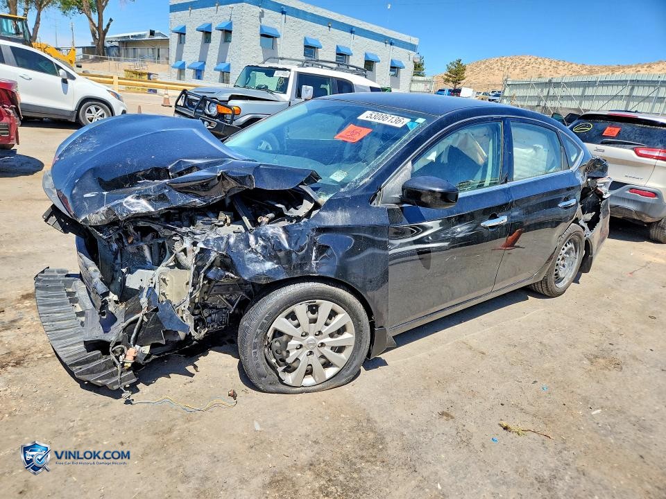 2017 NISSAN SENTRA SV – Lot 53086136 auction photo