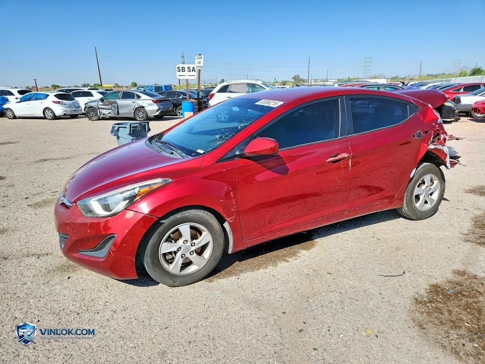 2014 HYUNDAI ELANTRA SE – Lot 53086216 auction photo