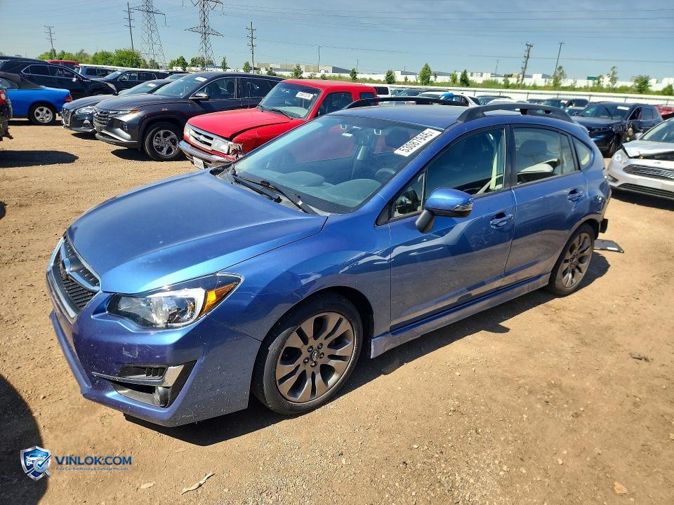 2016 SUBARU IMPREZA SPORT – Lot 53087946 auction photo