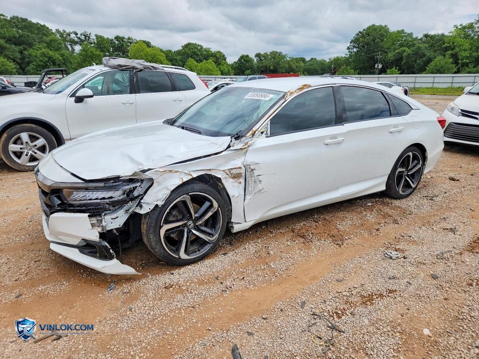 2022 HONDA ACCORD SPORT – Lot 53093986 auction photo