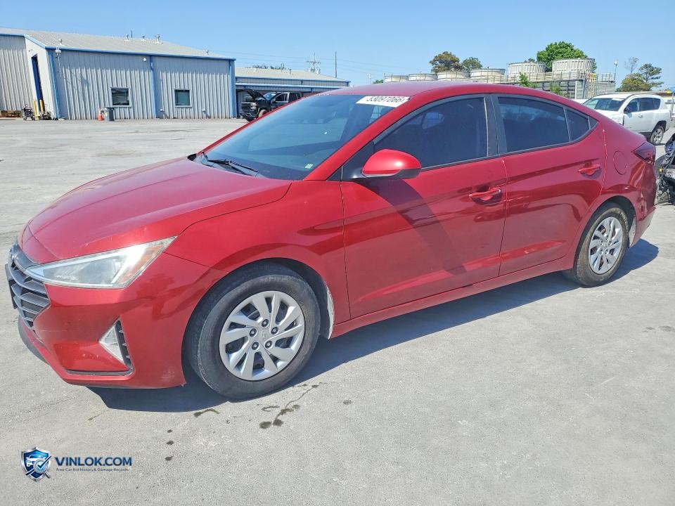 2019 HYUNDAI ELANTRA SE – Lot 53097066 auction photo