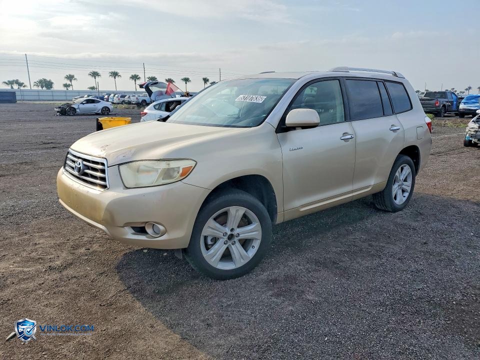 2008 TOYOTA HIGHLANDER LIMITED – Lot 53107636 auction photo
