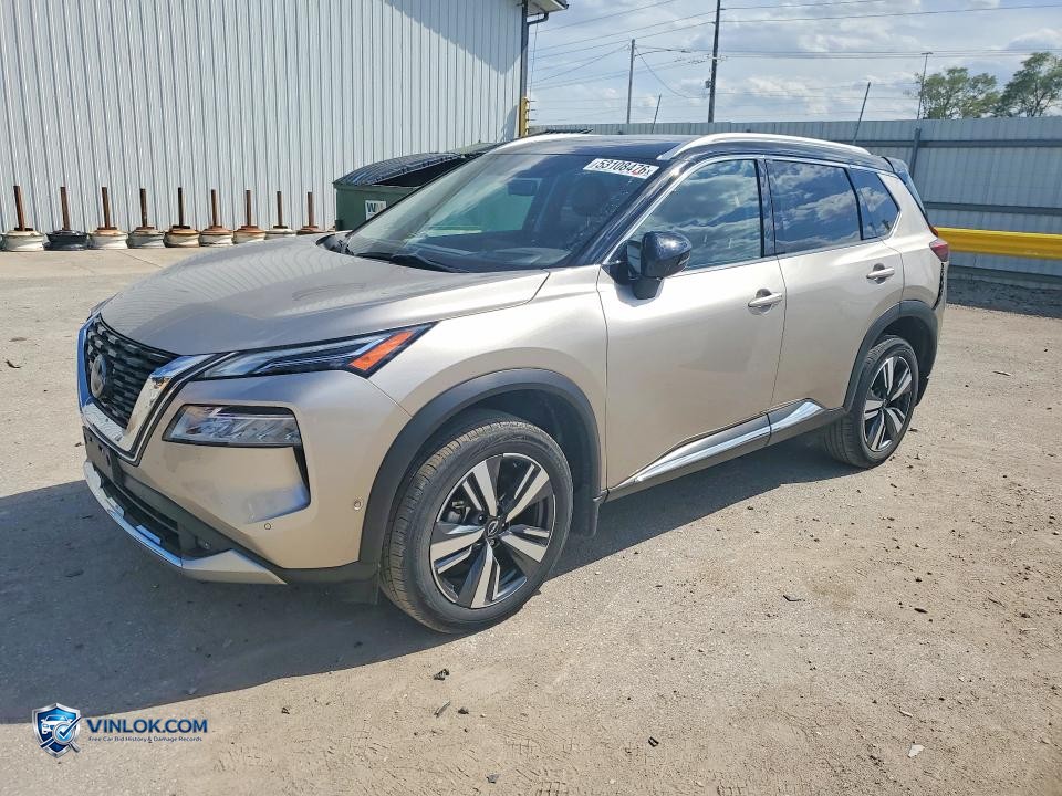 2022 NISSAN ROGUE PLATINUM – Lot 53108476 auction photo