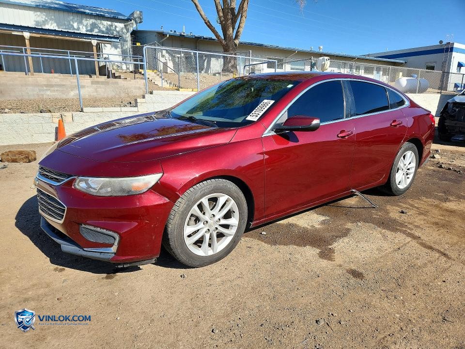 2016 CHEVROLET MALIBU LT – Lot 53109986 auction photo