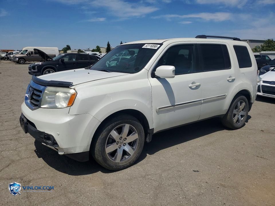2014 HONDA PILOT TOURING – Lot 53116896 auction photo