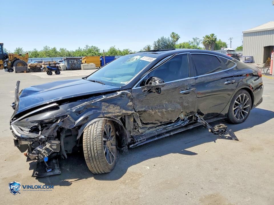 2021 HYUNDAI SONATA LIMITED – Lot 53120696 auction photo