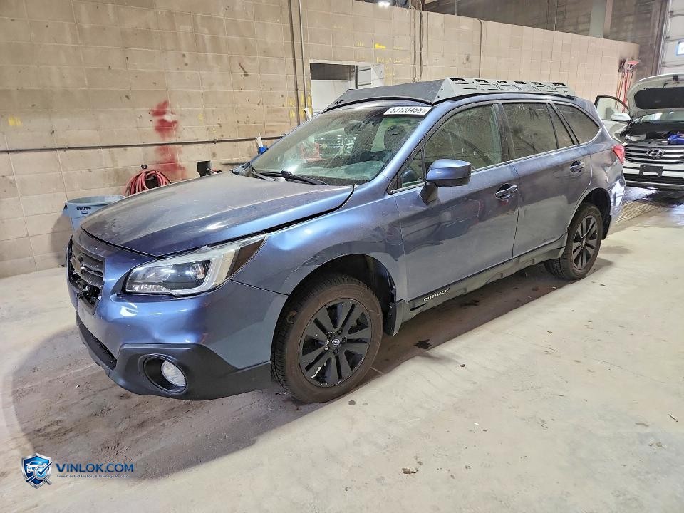 2017 SUBARU OUTBACK 2.5I PREMIUM – Lot 53123456 auction photo