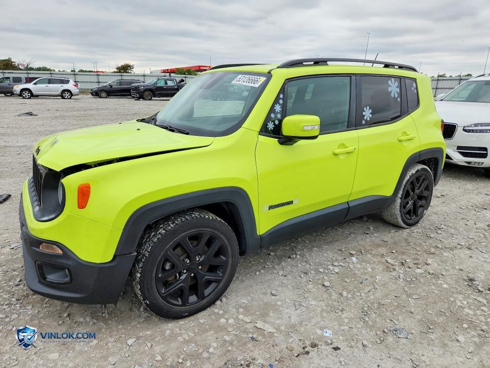 2017 JEEP RENEGADE LATITUDE – Lot 53126666 auction photo