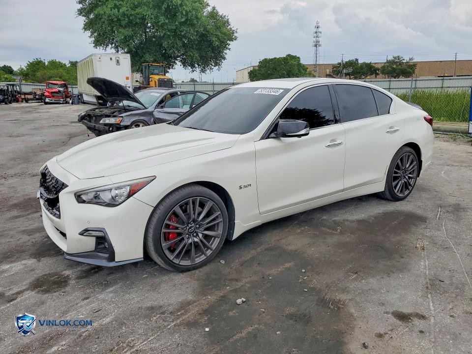2018 INFINITI Q50 RED SPORT 400 – Lot 53133346 auction photo