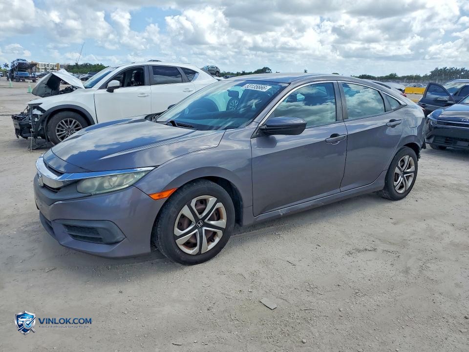 2016 HONDA CIVIC LX – Lot 53135666 auction photo