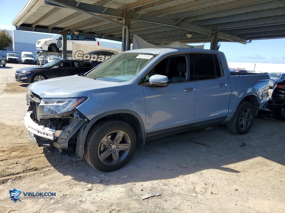 2022 HONDA RIDGELINE RTL – Lot 53137416 auction photo
