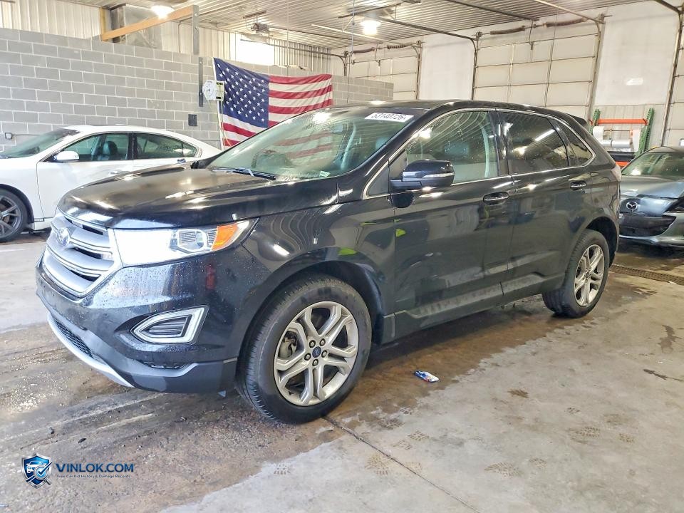 2017 FORD EDGE TITANIUM – Lot 53140726 auction photo