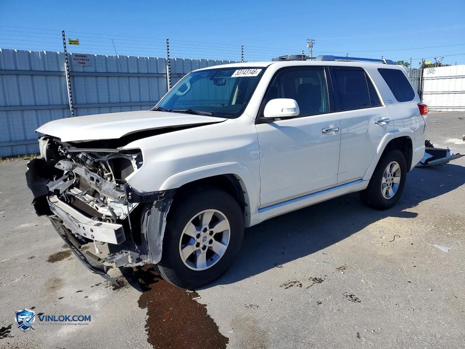 2012 TOYOTA 4RUNNER SR5 – Lot 53143146 auction photo