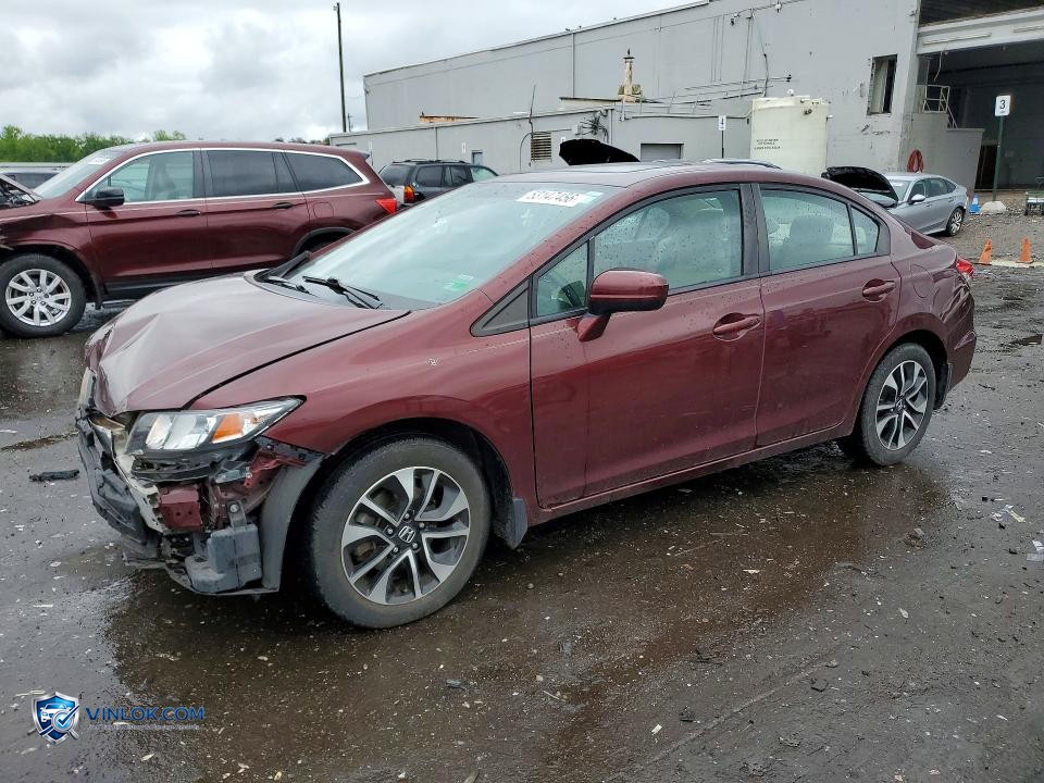 2015 HONDA CIVIC EX – Lot 53147456 auction photo