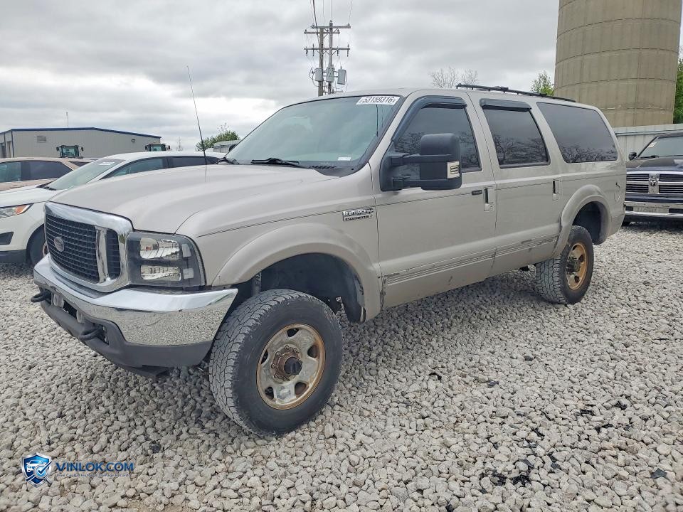 2002 FORD EXCURSION XLT – Lot 53159316 auction photo