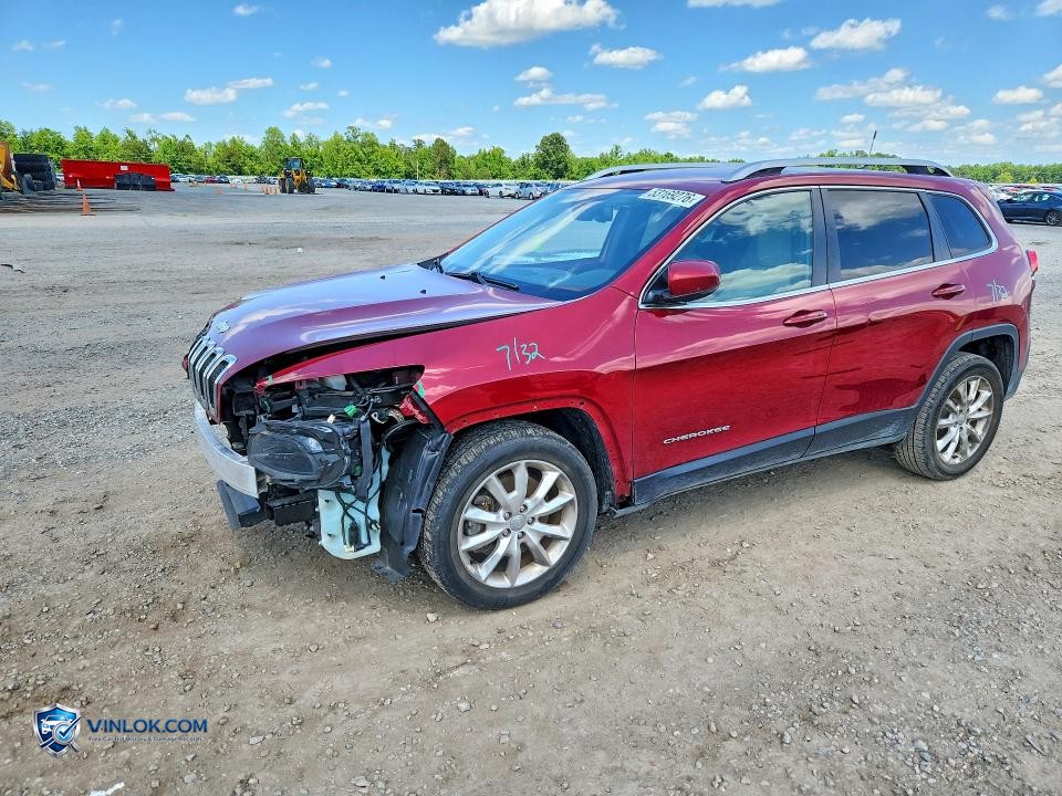 2016 JEEP CHEROKEE LIMITED – Lot 53169276 auction photo