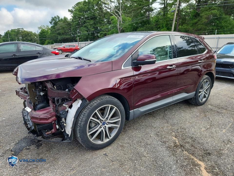 2019 FORD EDGE TITANIUM – Lot 53169496 auction photo
