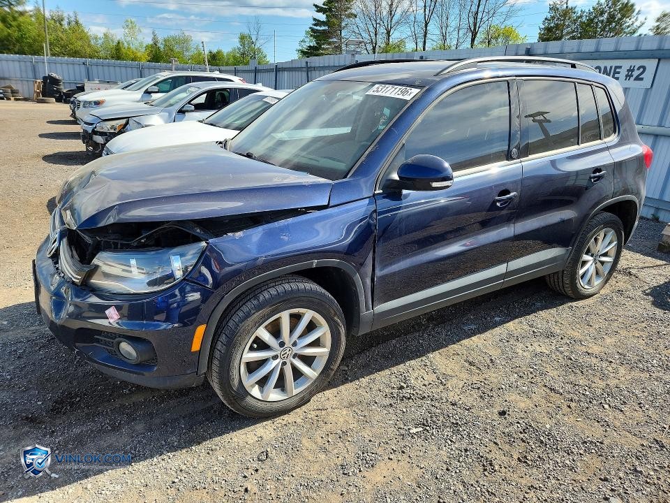2017 VOLKSWAGEN TIGUAN WOLFSBURG – Lot 53171196 auction photo
