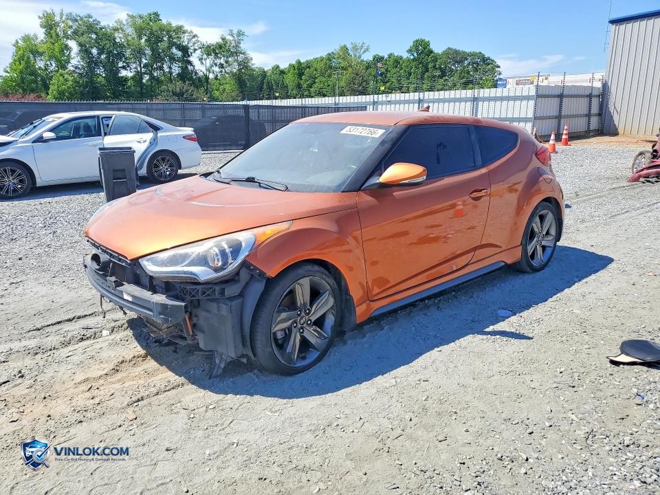 2014 HYUNDAI VELOSTER TURBO – Lot 53172766 auction photo