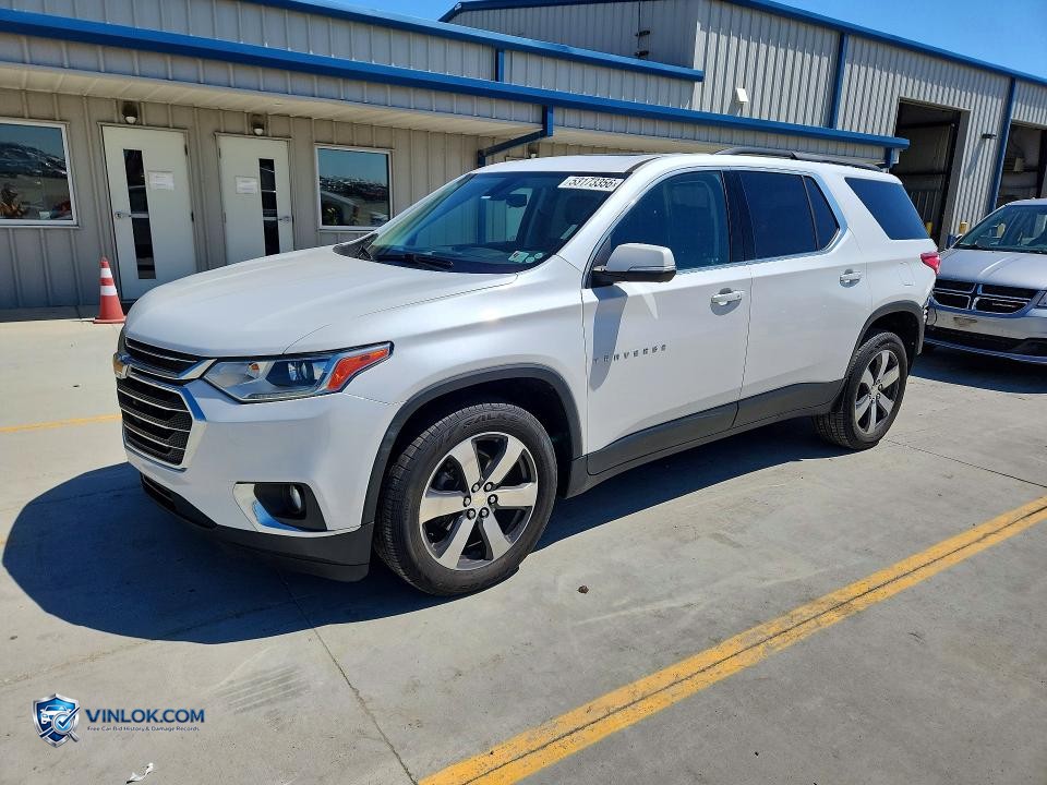 2021 CHEVROLET TRAVERSE LT – Lot 53173356 auction photo