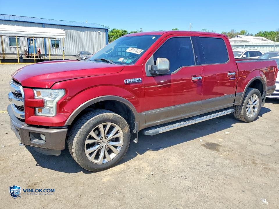 2015 FORD F150 SUPERCREW – Lot 53174436 auction photo