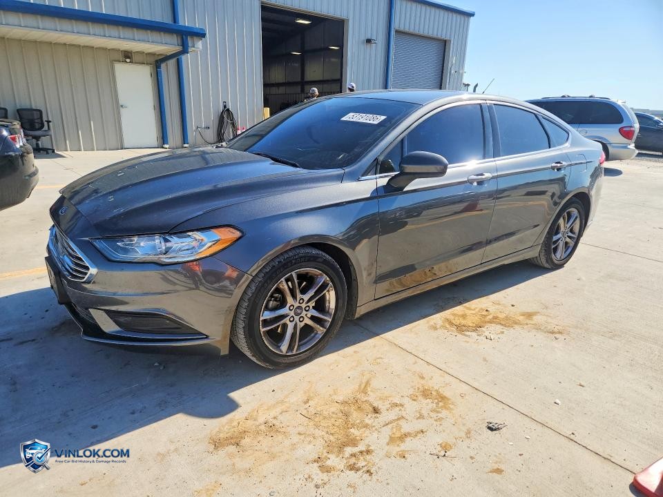 2018 FORD FUSION SE – Lot 53191086 auction photo