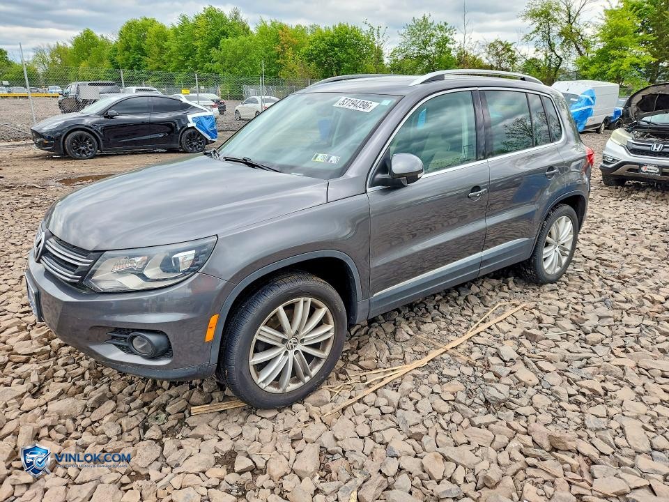2016 VOLKSWAGEN TIGUAN S – Lot 53194396 auction photo