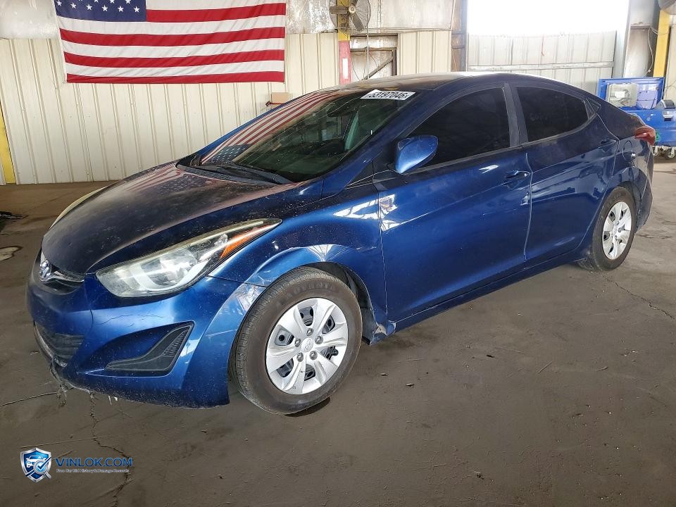 2016 HYUNDAI ELANTRA SE – Lot 53197046 auction photo