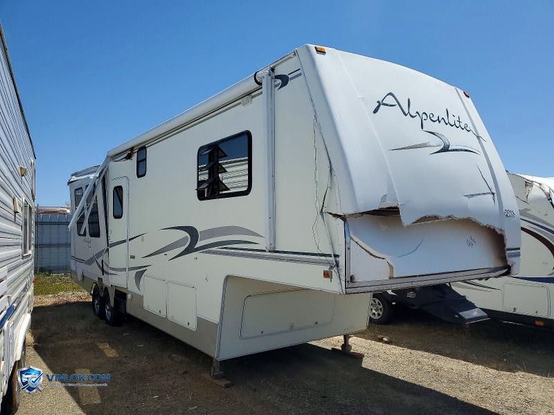 2003 WESTERN ALPENLITE CAMPER – Lot 53201016 auction photo