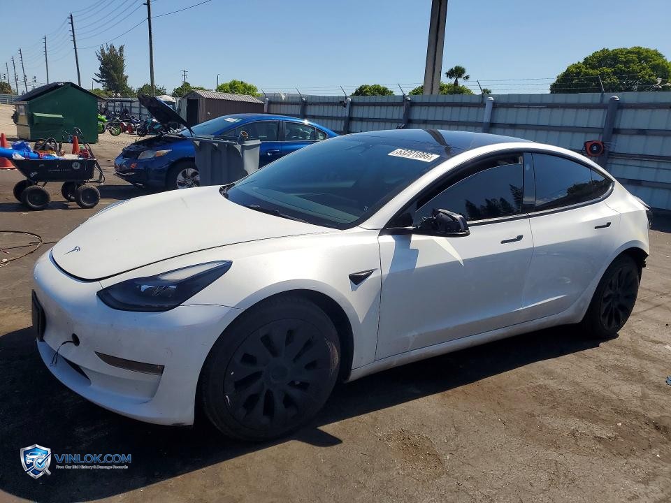 2023 TESLA MODEL 3 – Lot 53201086 auction photo