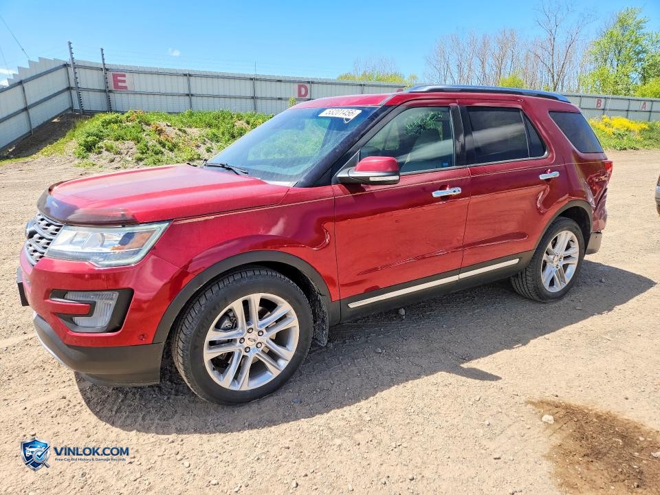 2017 FORD EXPLORER LIMITED – Lot 53201456 auction photo