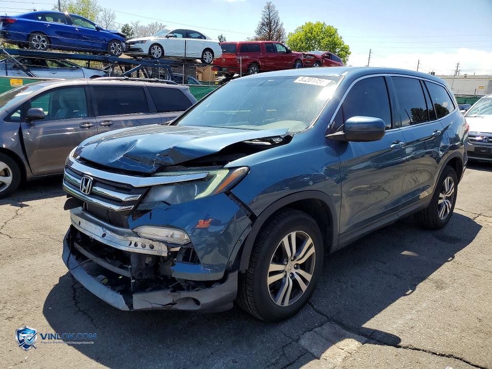 2016 HONDA PILOT EXLN – Lot 53201756 auction photo