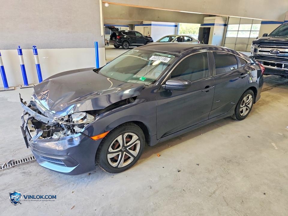 2017 HONDA CIVIC LX – Lot 53202186 auction photo