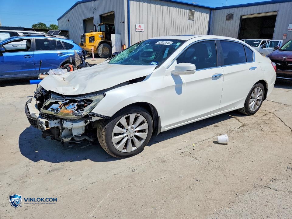 2014 HONDA ACCORD EXL – Lot 53212646 auction photo