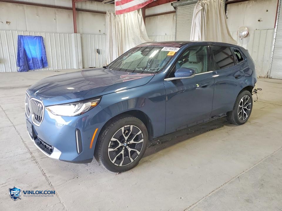 2025 BMW X3 30 XDRIVE – Lot 53216326 auction photo